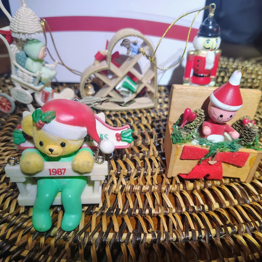 Vintage Christmas Ornaments Lot